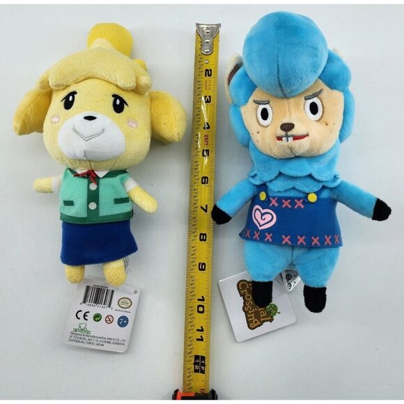 NEW Animal Crossing New Leaf 2015 Isabelle / Cyrus S 8" Plush Authentic 2015 - Picture 10 of 11